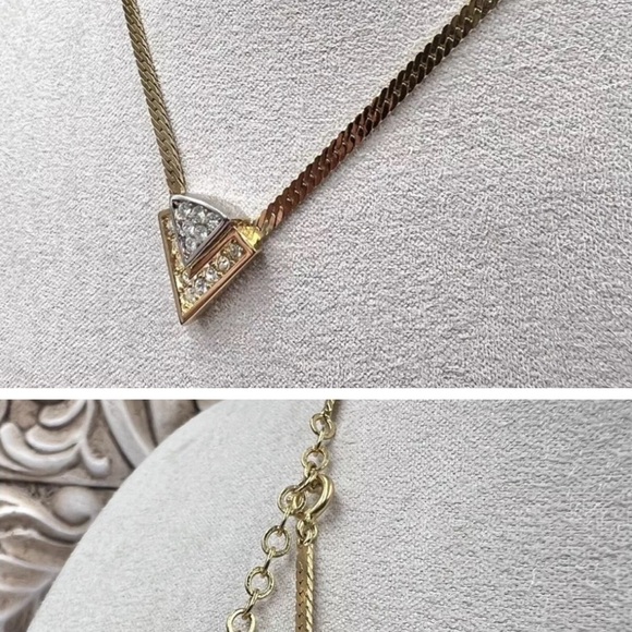 Christian Dior two tone Vintage Adjustable Necklace - Picture 4 of 12